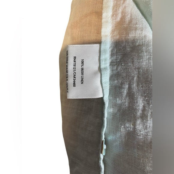 Eileen Fisher 100% Irish Linen Button up shirt size S - Picture 3 of 4